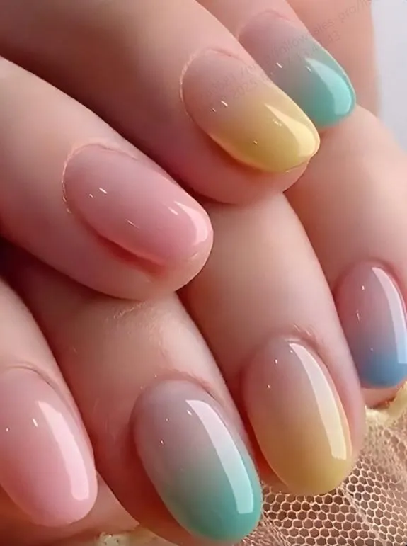 24 шт. Розовый градиентный пресс detail 2